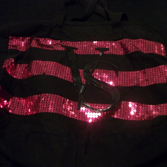 Victoria's Secret Handbags - VICTORIAS SECRET SEQUIsNED LG OVERNIGHT BAG